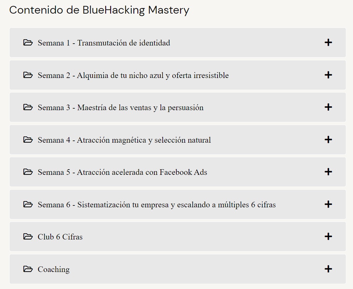 Temario del Curso BlueHacking Mastery 2.0 de Marcos Razzetti