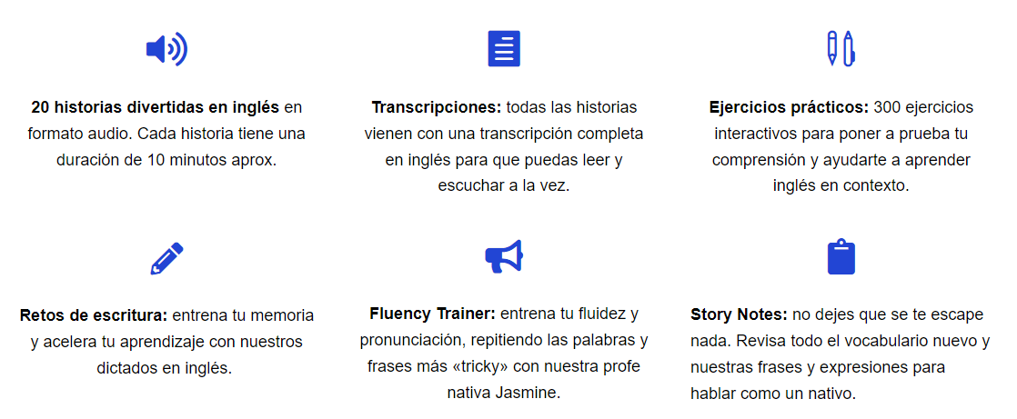 Contenido Curso Storyland – Amigos Ingleses