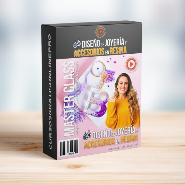 Curso Diseño de Joyería y Accesorios en Resina MasterClass