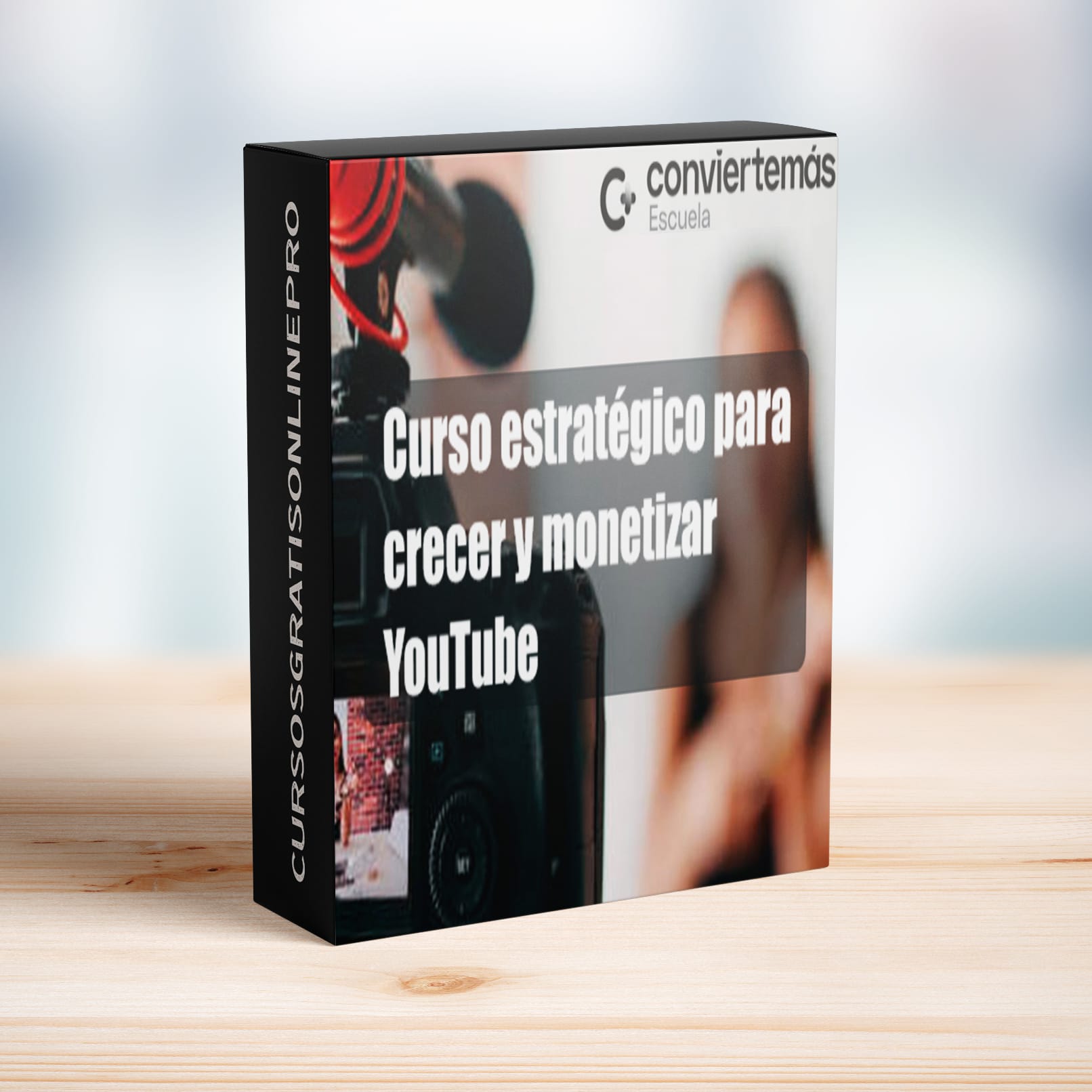 Curso estratégico para crecer y monetizar YouTube – Convierte MAS
