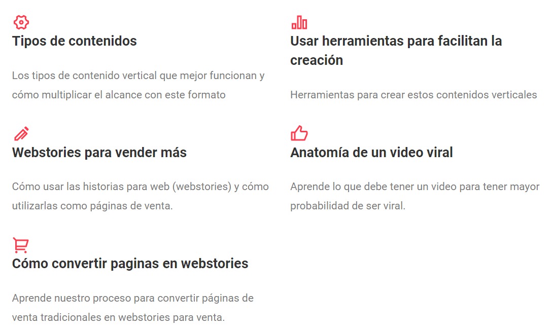 Que aprenderás WorkShop Contenido Vertical – Convierte MAS