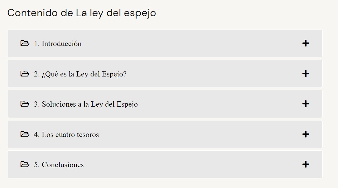 Contenido Conferencia La ley del espejo – Instituto Pensamiento Positivo
