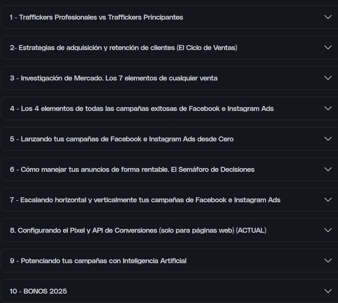 Cómo vender por Facebook e Instagram Ads 2025 de Felipe Vergara