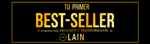 Banner Curso Tu Primer Best Seller – Lain Garcia Calvo