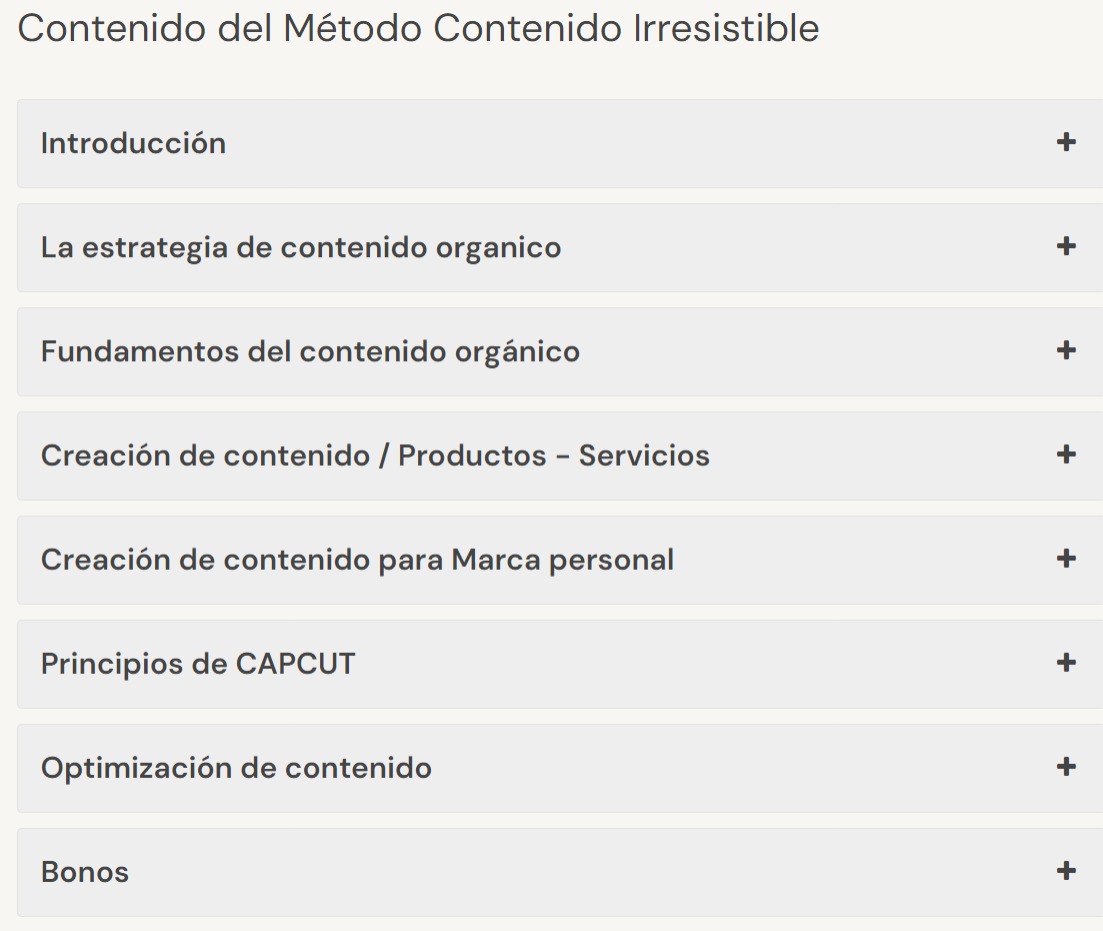 Curso Método Contenido Irresistible de Julian Otálora
