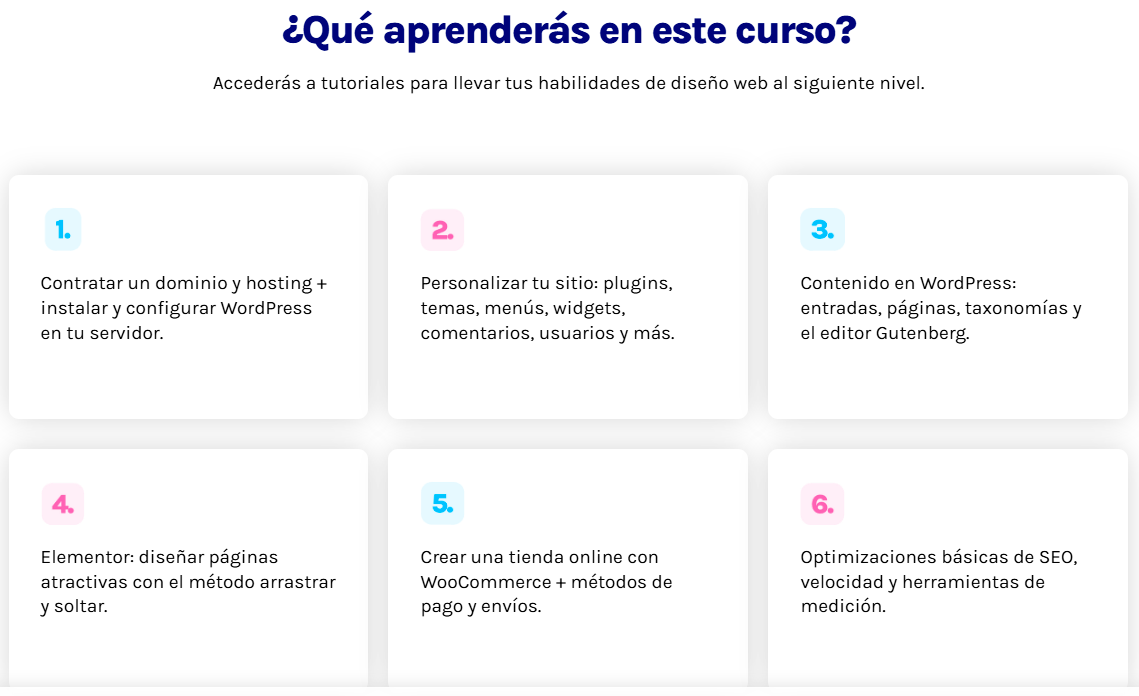 Curso Diseño web en WordPress – Luzzi Digital